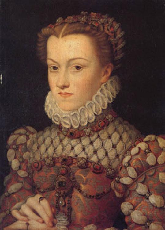 Francois Clouet Elisabeth of Austria,queen of France (mk05) oil painting image